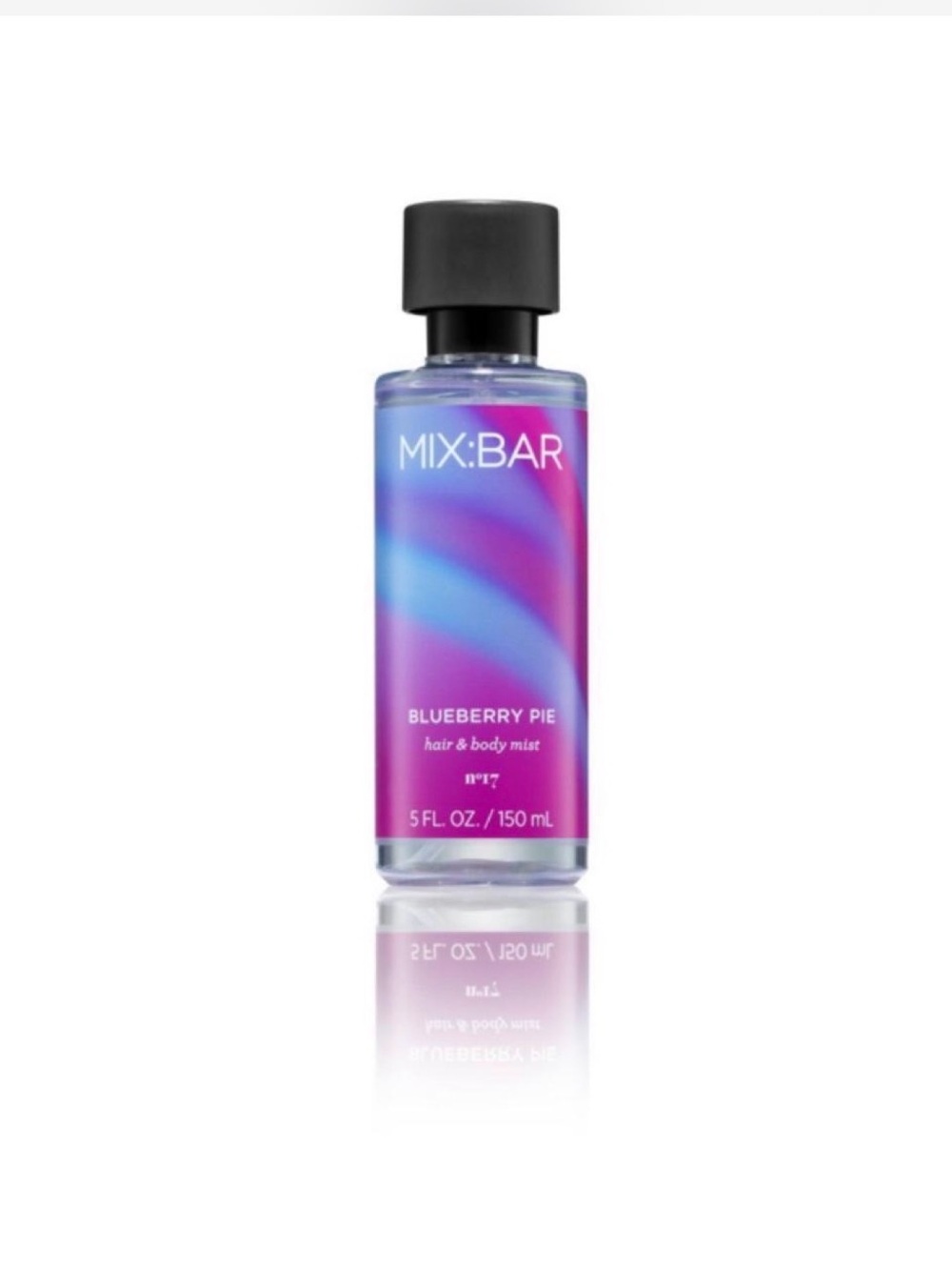 MIX:BAR Blueberry Pie Hair & Body Mist - Purple/Blue Bottle